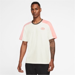 NIKE Sport Clash Trainingsshirt Herren sail/atmosphere/bright mango L
