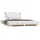 vidaXL Massivholzbett 120 x 200 cm Braun