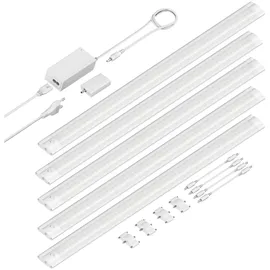 ledscom.de Smarte LED Unterbau-Leuchte SIRIS 5 St. Weiß