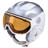 Slokker Skihelm RAIDER FREE Silver White XS