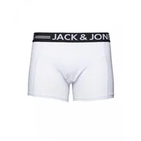 JACK & JONES Herren Boxershort SENSE 1er Weiß S