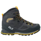 Jack Wolfskin Force Crest Texapore Mid Wanderstiefel - Black / Burly Yellow Xt - EU 47 1/2