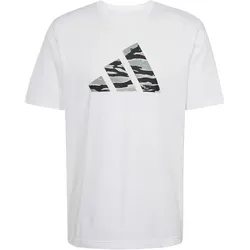 ADIDAS Herren Shirt Codes Camo Graphic, WHITE, S