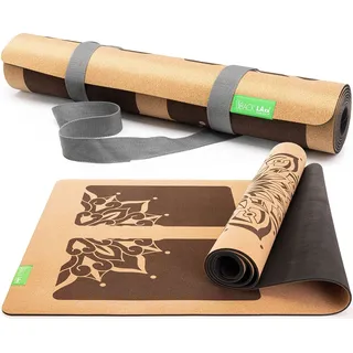BACKLAxx® Yogamatte Kork mit Naturkautschuk 183x61x0,4cm 1 St
