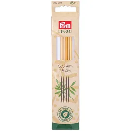 Prym Stricknadelset Holzfarben 15 cm 3,5 mm 3 St.