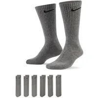 Nike Everyday Cushioned Crew-Trainingssocken Carbon Heather/Black 42-46