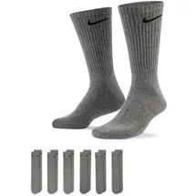 Nike Everyday Cushioned Crew-Trainingssocken Carbon Heather/Black 42-46