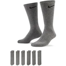 Nike Everyday Cushioned Crew-Trainingssocken Carbon Heather/Black 42-46