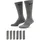 Nike Everyday Cushioned Crew-Trainingssocken Carbon Heather/Black 42-46