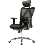 Mendler Bürostuhl HWC-J86, Schreibtischstuhl, ergonomisch, verstellbare Lordosenstütze 150kg belastbar
