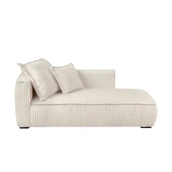 Chaiselongue  Modena ¦ beige ¦ Maße (cm): B: 208 H: 95 T: 124