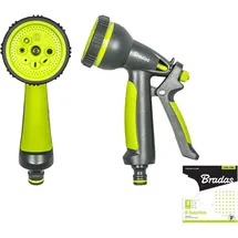 Bradas Gartenbrause 8 Funktionen Lime Edition