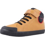 GEOX J GISLI Boy F Sneaker, DK Yellow/Black, 38 EU