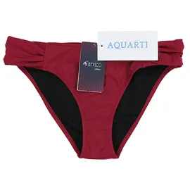 Aquarti Bikini-Hose Damen Dunkelrot 42