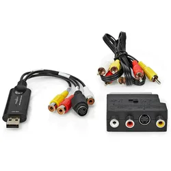 Nedis Video Grabber - USB 2.0 - 480p - A / V-Kabel / Scart