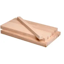 Metrie 18 Stück Holzbausteine Rechteckleiste 26 cm