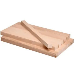 Metrie 18 Stück Holzbausteine Rechteckleiste 26 cm