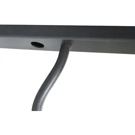 Mobili Rebecca Wandweinregal 90 x 2,54 x 22,9 cm Schwarz