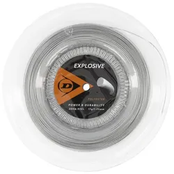 Dunlop Tennissaite Explosive (Haltbarkeit) silber 200m Rolle