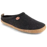 WoolFit Tundra Pantoffel für alle Jahreszeiten Hausschuh besonders leicht und flexibel grau 47 EU