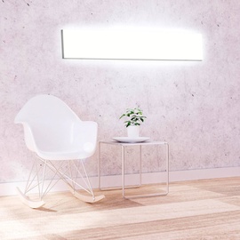Müller-Licht Müller Licht, Wandleuchte + Deckenleuchte, LED Panel tint Aris LED-Panel 120x30 cm schwarz