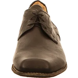 THINK! Herren GURU chromfrei gegerbte nachhaltige Halbschuhe, Schwarz 0010
