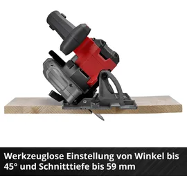Einhell Akku-Handkreissäge TP-CS 18/165 Li BL - Solo, 18 V, rot/schwarz