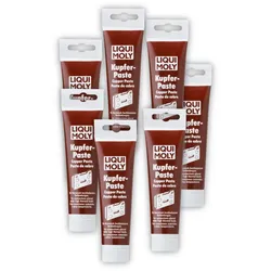 7x 100g LIQUI MOLY 3080 Bremsenpaste Kupferpaste Kupfer-Paste Montage Bremse