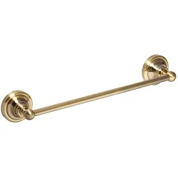 Brillantbad BETRO BRONZE Handtuchhalter Messing Bronze 365x65x65 mm für Bad & Küche >> zum Bohren