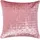 Homescapes Kissenbezug Pannesamt 40 x 40 cm Rosa