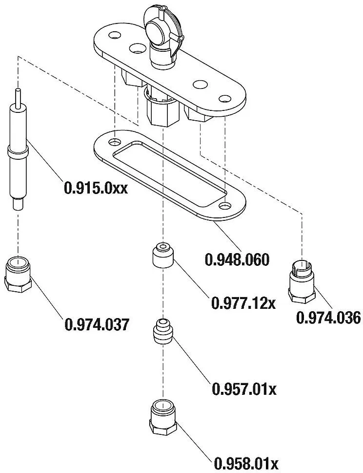 Düse Ø 0,27 mm für Serie 140 Ref. 0.977.113