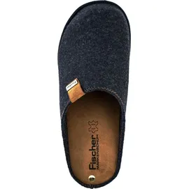 Fischer Markenschuh Helge Hausschuh Blau 42