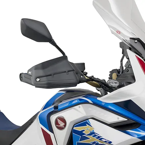 GIVI winddeflector, zwart, voor originele handguard voor speciale Honda modellen (zie beschrijving)