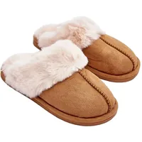 Hausschuhe Winter Damen Lammfell Pantoffeln Damen Plüsch Warm (CAMEL, EU Schuhgrößensystem, Erwachsene, Numerisch, M, 39) - 39 EU