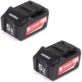 Metabo Li-Power Akku Set 18 V 2 x 5,2 Ah