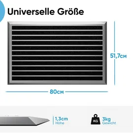 Björn&Schiller Schmutzfangmatte 50 x 80 cm Grau