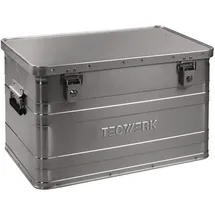 tecwerk Aluminiumbox 70 l silber L 595 x B 390 x H 380 mm