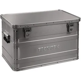 tecwerk Aluminiumbox 70 l silber L 595 x B 390 x H 380 mm