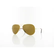Ray-Ban Aviator Large Metal RB3025 001/33 58-14 polished gold/brown classic