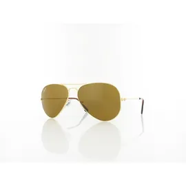 Ray-Ban Aviator Large Metal RB3025 001/33 58-14 polished gold/brown classic