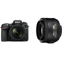 Nikon D7500 Digital SLR im DX Format mit Nikon AF-S DX 18-140mm 1:3,5-5,6G ED VR (20,9 MP, EXPEED 5-Prozessor, AF-System) & 2183 AF-S DX Nikkor 35mm 1:1,8G Objektiv (52mm Filtergewinde)