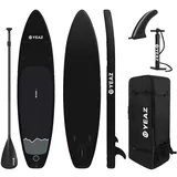 YEAZ SUP Board Set NELIO 300 x 76 x 12 cm schwarz