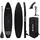 YEAZ SUP Board Set NELIO 300 x 76 x 12 cm schwarz
