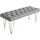 Homcom Sitzbank Schuhbank 116 x 44,5 x 49 cm grau / grau