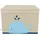 Bieco Aufbewahrungsbox Wal mit Deckel 36 x 30 x 51 cm 1-tlg. blau
