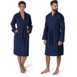 Möve Homewear Kimono Pique«, Kimono, Baumwolle, deep sea - 596 Schwarz