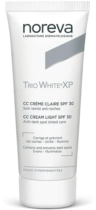 TRIO WHITE XP CC CRÈME CLAIRE SPF 30 - CC crème antitache, SPF 30, teinte claire. - tube 40 ml crème pour la peau