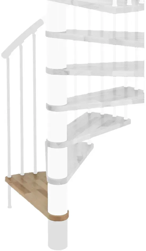 Minka Höhenerweiterung für SPIRAL EFFECT, 356 cm, 120 cm,Eiche,lackiert,Weiß