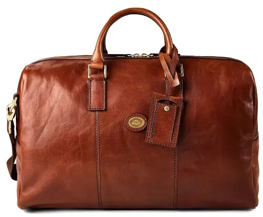 The Bridge Stovia Weekender Reisetasche Leder 45 cm  braun