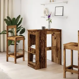 vidaXL Bartisch 90 x 47,5 x 103,5 cm Braun